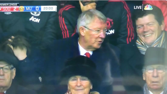 Sir Alex Ferguson's Reaction To Manchester United Going 2-0 Down Says It All