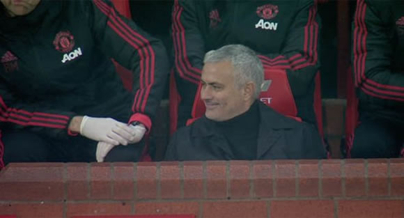 Jose Mourinho SCARES Man Utd fan by KICKING wall - Manager apologises brilliantly