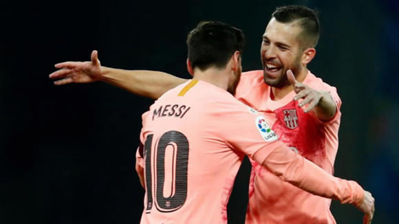 Jordi Alba: The Ballon d'Or lies because Messi is the best