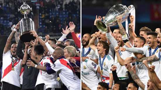 Real Madrid and River Plate could meet for the first time in the Club World Cup final
