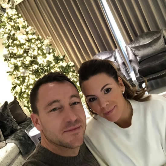 Football stars get in Christmas spirit as they celebrate the big day with Wags and families