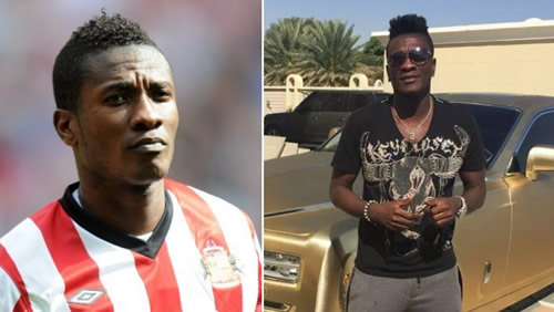 Asamoah Gyan Claims He's 'Broke' And Has Just £600 In His Bank Account