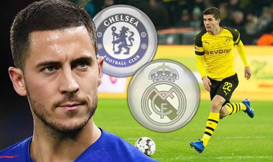 Chelsea to beat Liverpool, Arsenal to £45m deal paving way for Eden Hazard to Real Madrid