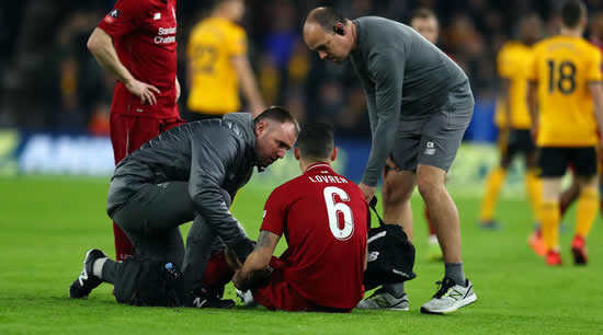 Klopp confirms hamstring injury for Liverpool defender Lovren