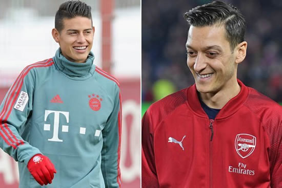 James Rodriguez: Arsenal alerted to £3m bargain deal, Bayern Munich willing to let star go