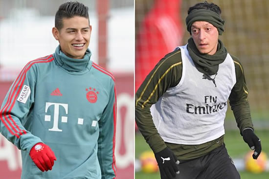 Arsenal transfer news: James Rodriguez latest as Bayern Munich ponder January deal