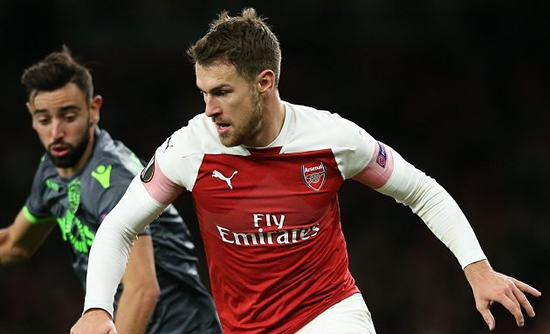 Arsenal boss Emery willing to sell Ramsey to Juventus this month