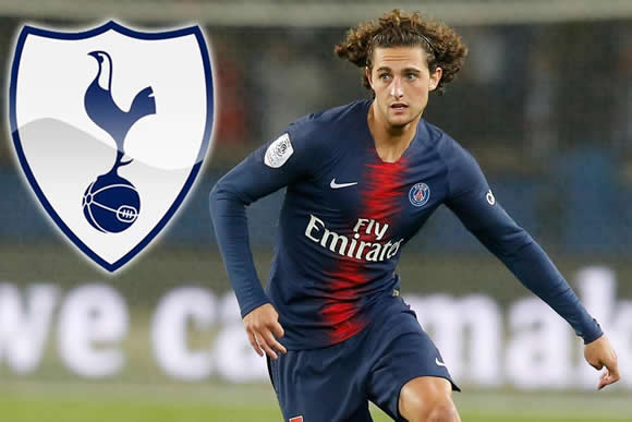 Spurs line up £20m raid for Adrien Rabiot in cut price transfer for PSG midfielder