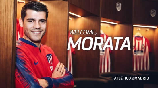 BLUE NO MOR Atletico Madrid confirm Chelsea flop Alvaro Morata has joined on 18-month loan
