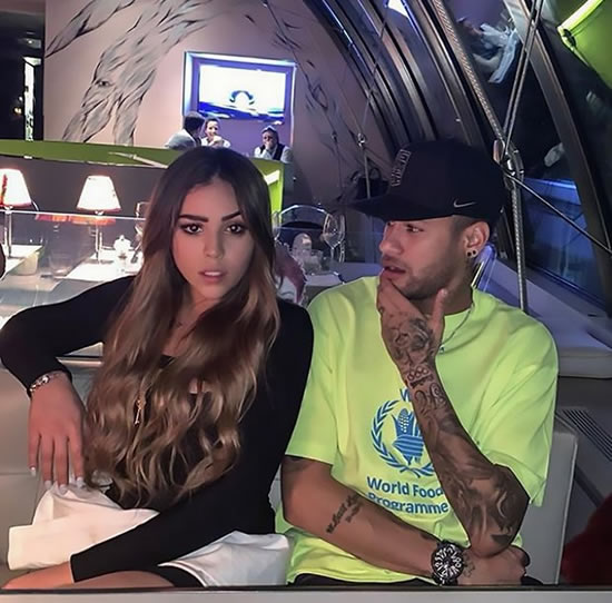 Neymar sparks relationship rumours after posing with beautiful model