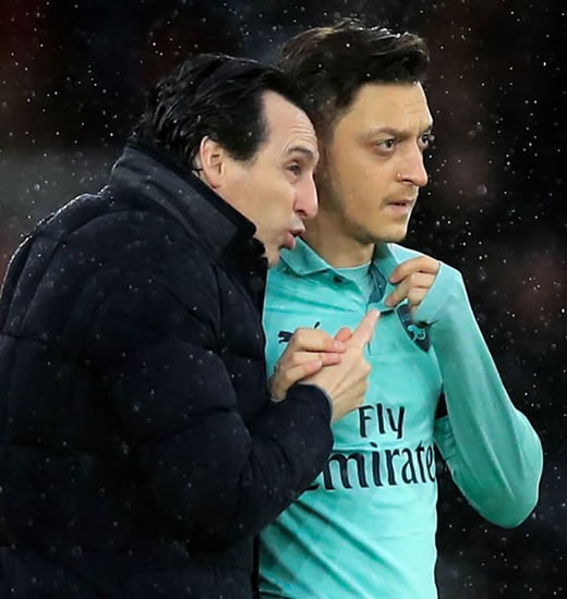Arsenal news: ‘Unai Emery has expressed to Mesut Ozil it might be better to leave’