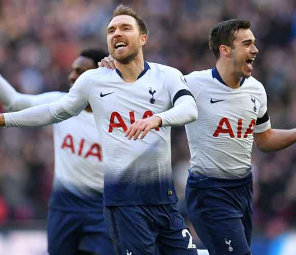 Tottenham 3 Leicester City 1: Eriksen and Son seal victory after Vardy misses penalty
