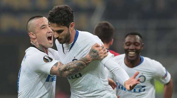 Inter 4 Rapid Vienna 0 (5-0 agg): Nerazzurri cruise into Europa League last 16