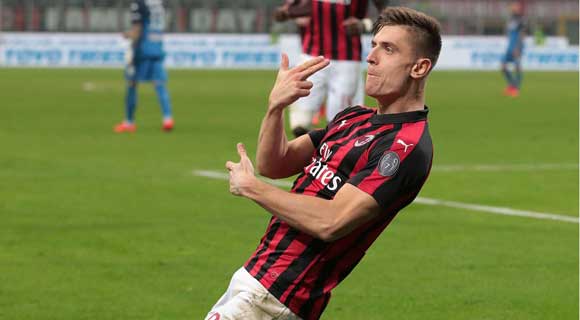 AC Milan 3 Empoli 0: Piatek's hot streak continues as Rossoneri roll on