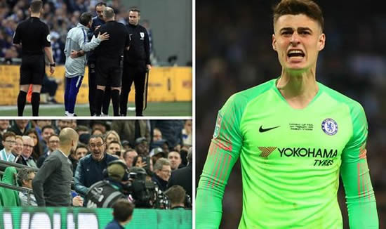 Maurizio Sarri set to AXE Kepa to send clear message to Chelsea squad over player control
