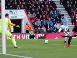 Bournemouth 0 Manchester City 1: Match-winner Mahrez lifts gloom for stricken De Bruyne