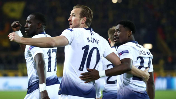 Borussia Dortmund 0 Tottenham 1 (0-4 agg): Kane sees Spurs cruise into quarter-finals