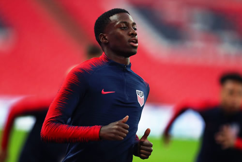 How Celtic loanee Timothy Weah celebrated Man United’s win in Paris