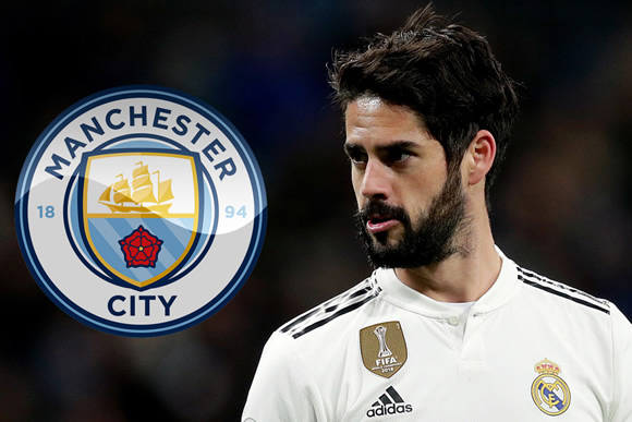 Furious Isco fed up at Real Madrid and 'informs agent to get him Man City transfer'