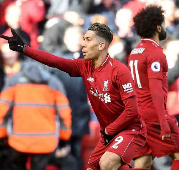 Liverpool 4 Burnley 2: Firmino and Mane keep Reds hot on City's heels