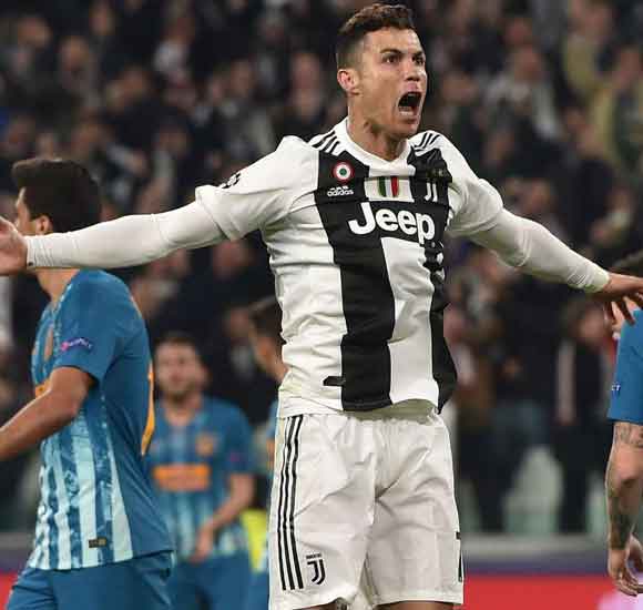 Juventus 3 Atletico Madrid 0 (3-2 agg): Ronaldo hat-trick completes comeback
