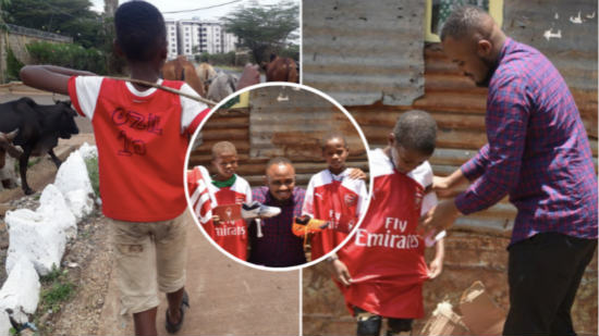 Mesut Ozil Sends Arsenal Shirt To Kenyan Boy And Family Who Wore Homemade Kit