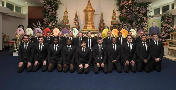 Vardy and Morgan among Leicester players and staff in Thailand for late owner Vichai's cremation