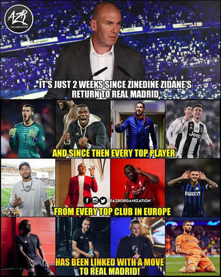 7M Daily Laugh - Zidane is coming for?