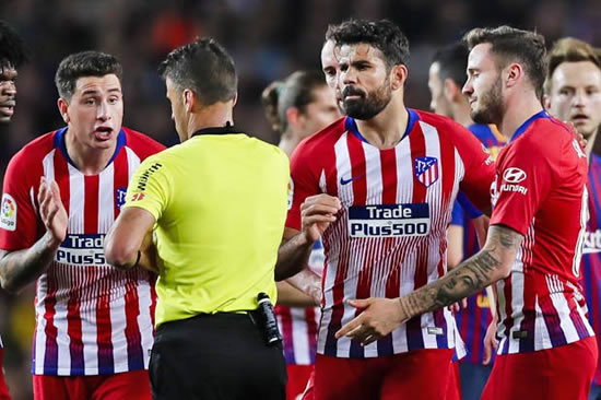 Diego Costa red card: Atletico star shockingly told referee THIS, Barcelona paper claims