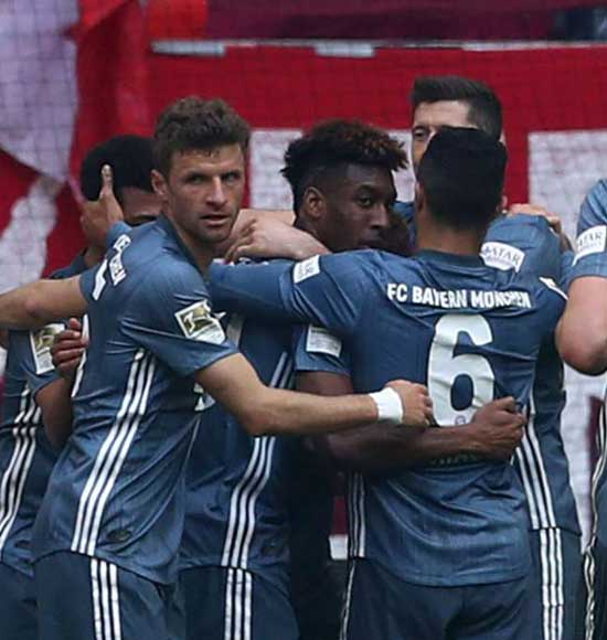 Fortuna Dusseldorf 1 Bayern Munich 4: Coman double sends Kovac's side top
