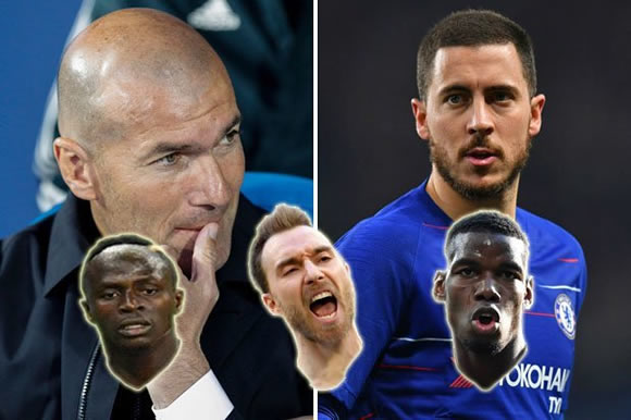 Real Madrid 'have €500m' to spend this summer: Man Utd and Liverpool stars to join Hazard?