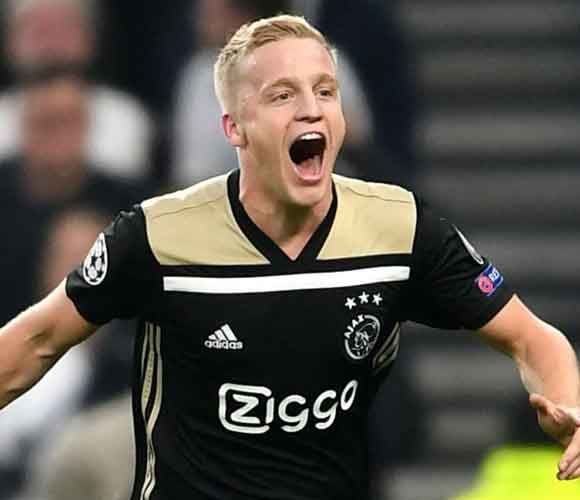 Tottenham 0 Ajax 1: Van de Beek strike puts Dutch side in charge