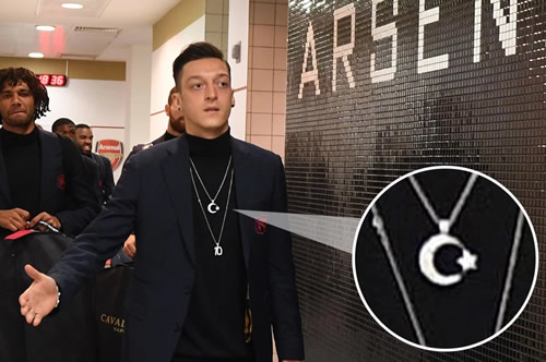 Ozil proudly wears Turkish flag chain after quitting German national team over ‘racism and disrespect’