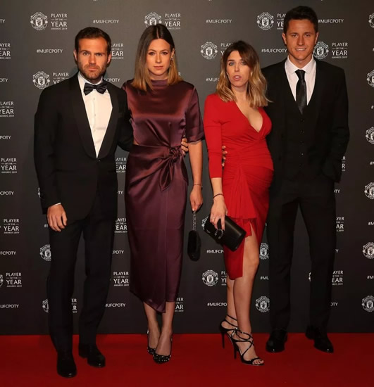 RED (DEVILS) CARPET Luke Shaw wins Man Utd Player of the Year as Wags stun on red carpet
