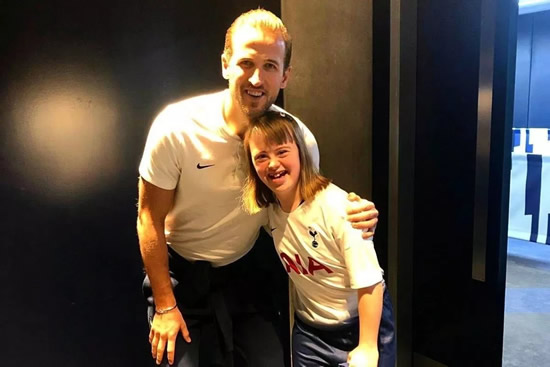 Spurs hero Harry Kane meets young fan with Down's Syndrome who was trolled on social media following viral dancing video