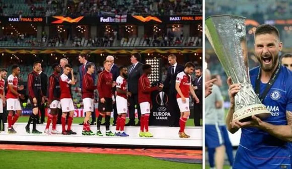 Chelsea star Olivier Giroud aims sly dig at Arsenal after Europa League win