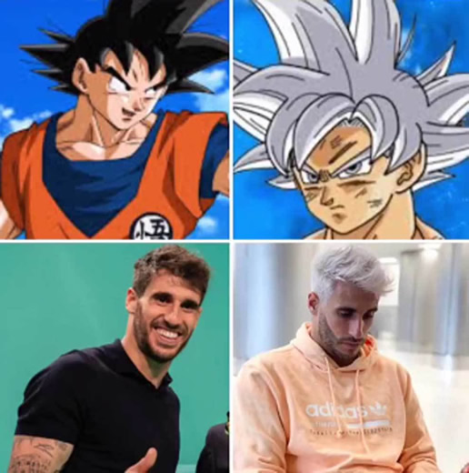 Javi Martinez compared to Dragon Ball Z character Son Goku