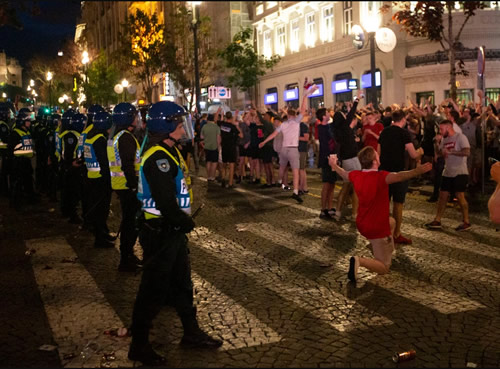 Top cop brands England fans ‘idiots’ after clashes with police tarnish Three Lions’ Nations League trip to Portugal