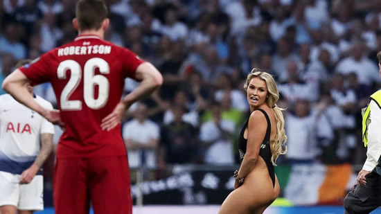 Champions League pitch invader sent flirty messages by Liverpool players