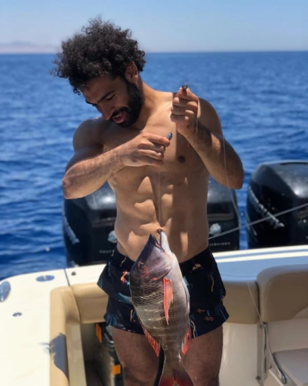 Liverpool's Mo Salah catches another big fish as Egyptian relaxes after Champions League glory