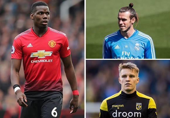 The 10 players Real Madrid are trying to sell to fund £135m Paul Pogba bid