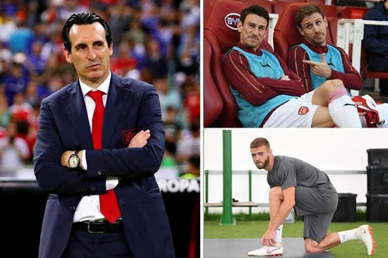 The three Arsenal players set to leave this summer as Emery plans transfer spree