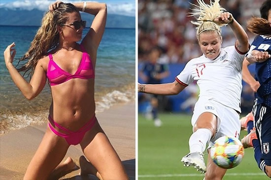 Rachel Daly’s girlfriend in ‘good luck’ message before England World Cup game