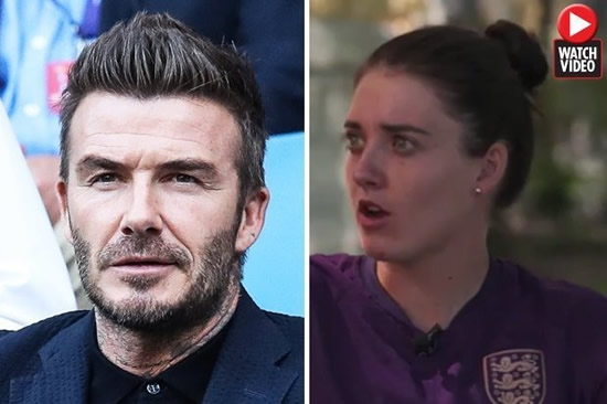 David Beckham sparked hilarious England Women’s team reaction at World Cup