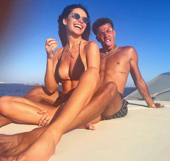 Dele Alli whisks Ruby Mae off for romantic holiday in Mykonos after pair sparked rumours they were back together