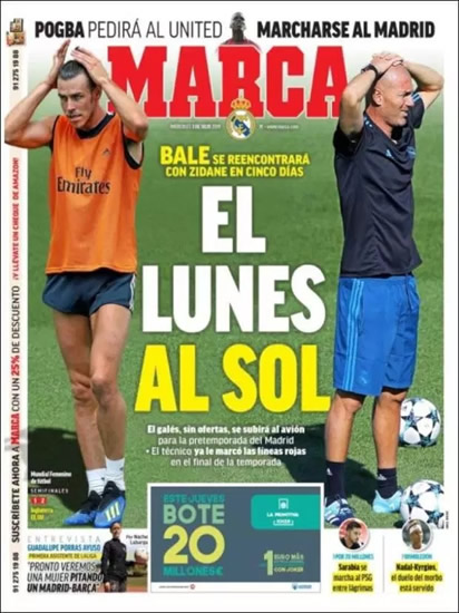 THE HEAT IS ON Gareth Bale enjoys Mexico heat on holiday… but is set for frosty reception from Zinedine Zidane at Real Madrid training