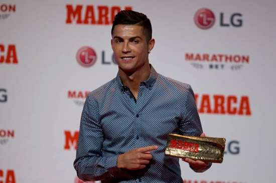 Cristiano Ronaldo handed Marca Legend award for incredible Real Madrid career as he poses with girlfriend Georgina Rodriguez
