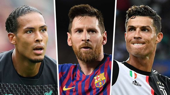 Messi, Ronaldo & Van Dijk all nominated for Best FIFA Player of the Year