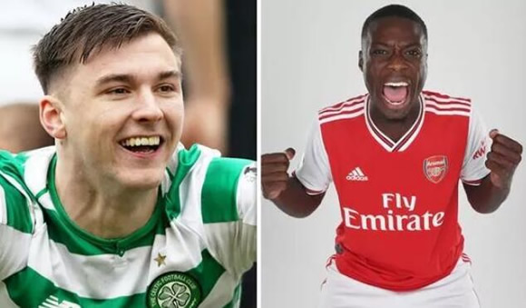 Arsenal expect to land Tierney after Pepe deal as Emery eyes two more signings