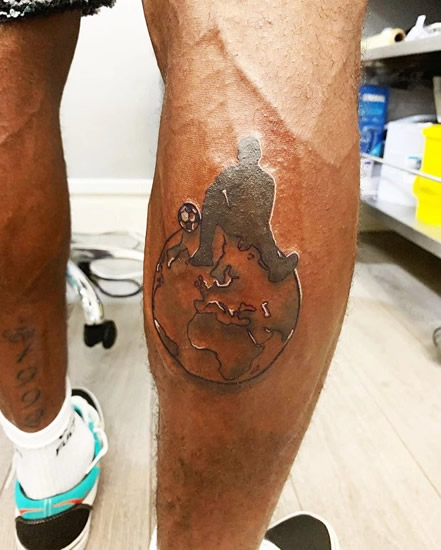 Crystal Palace star Wilfried Zaha draws a line under transfer heartache by getting new 'on top of the world' tattoo
